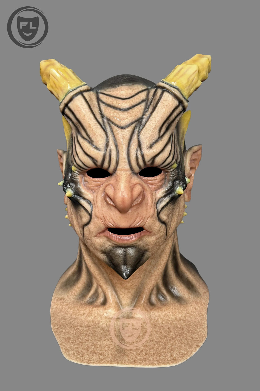 Demon Horn Full Head Silicone Mask