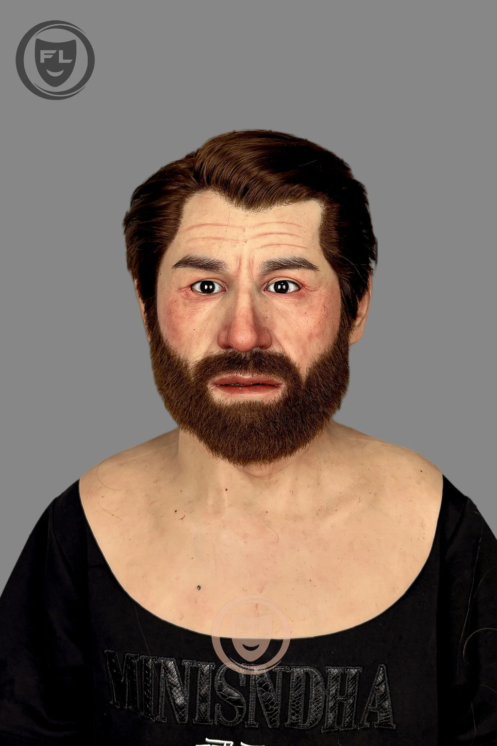 Realistic Middle Aged Male Silicone Mask