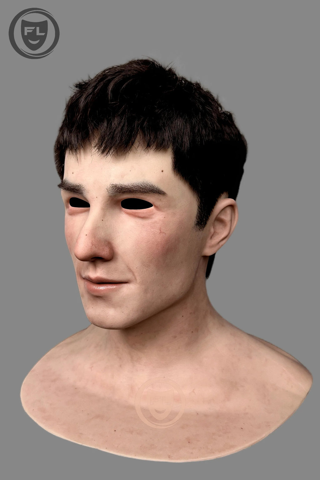 Airhua Ultra Realistic Male Silicone Mask for Cosplay, Halloween & Film