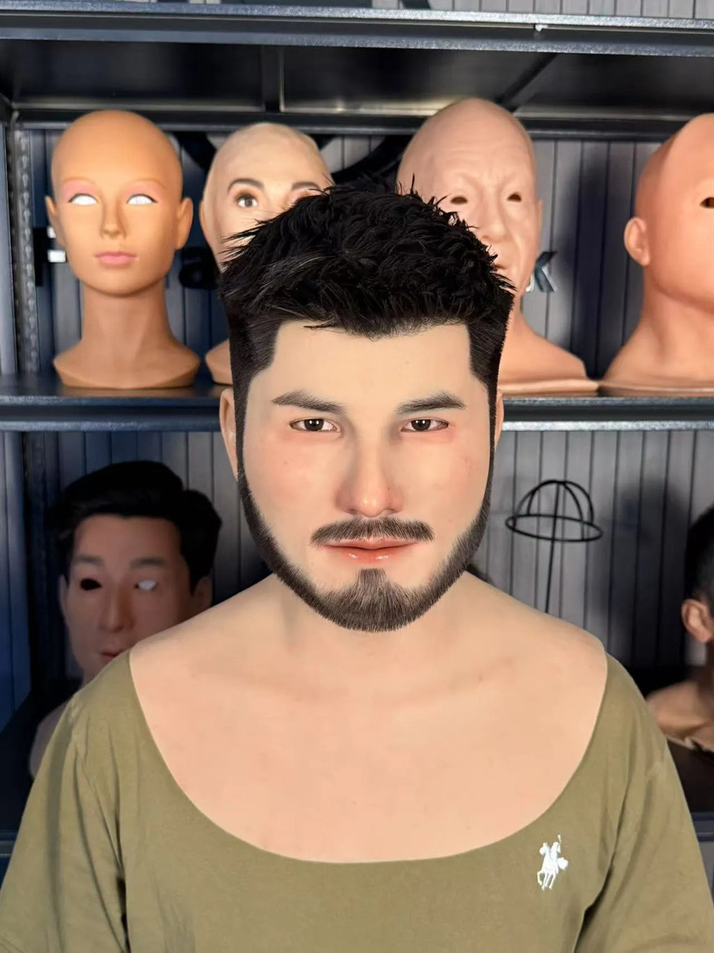 Ultra Realistic Bearded Silicone Mask