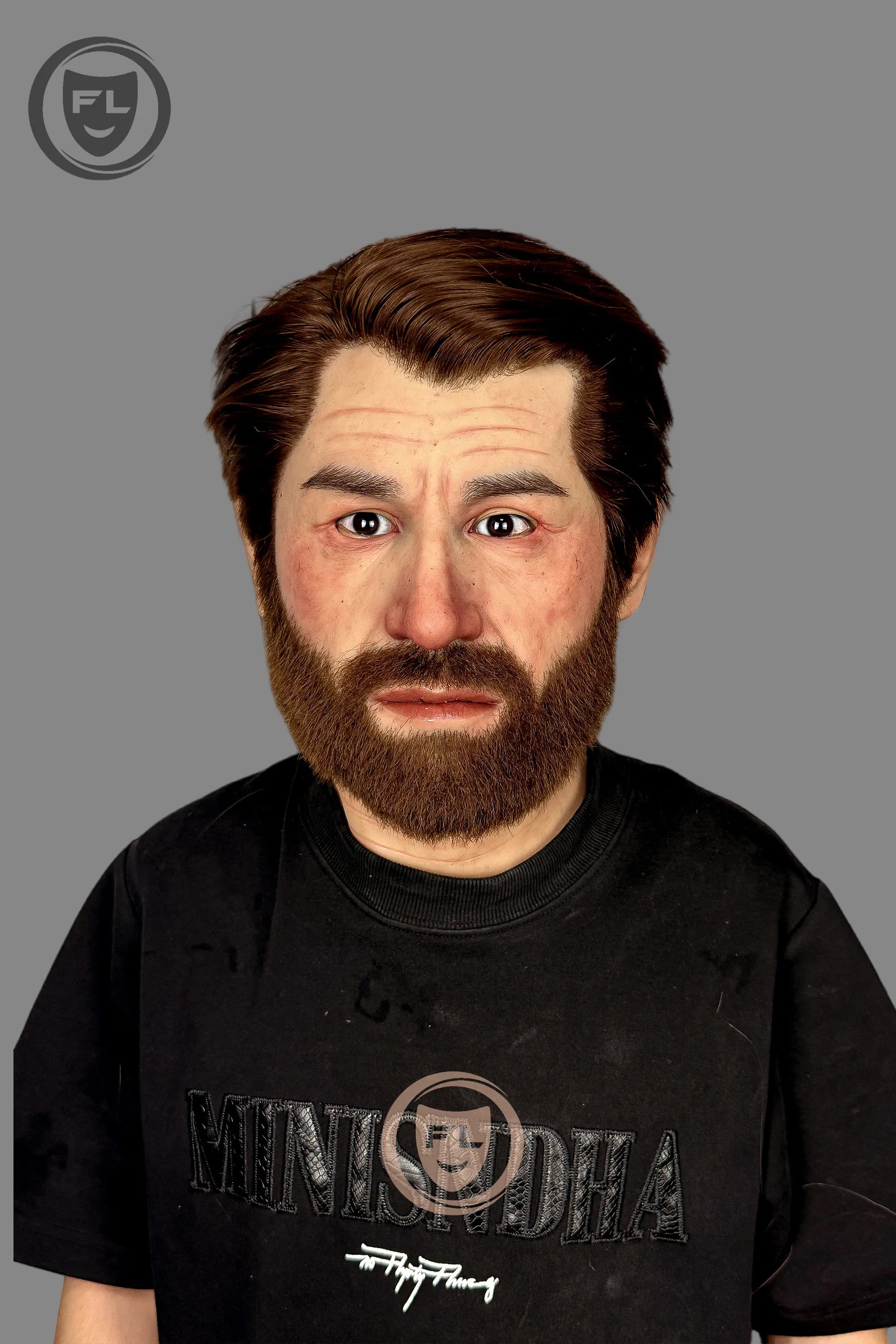 Realistic Middle Aged Male Silicone Mask