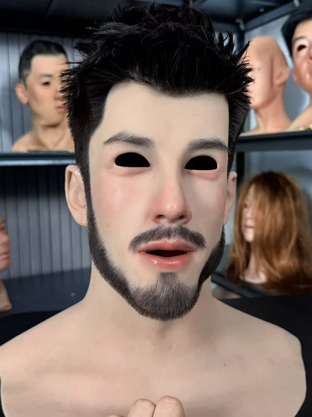 Ultra Realistic Bearded Silicone Mask