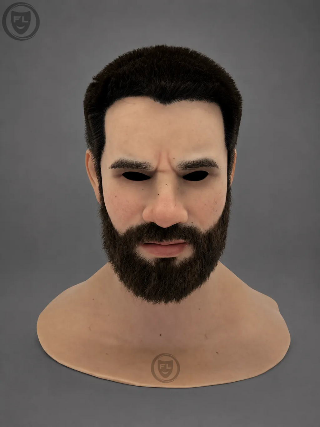 Executive Bearded Male Silicone Mask