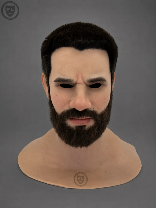 Executive Bearded Male Silicone Mask