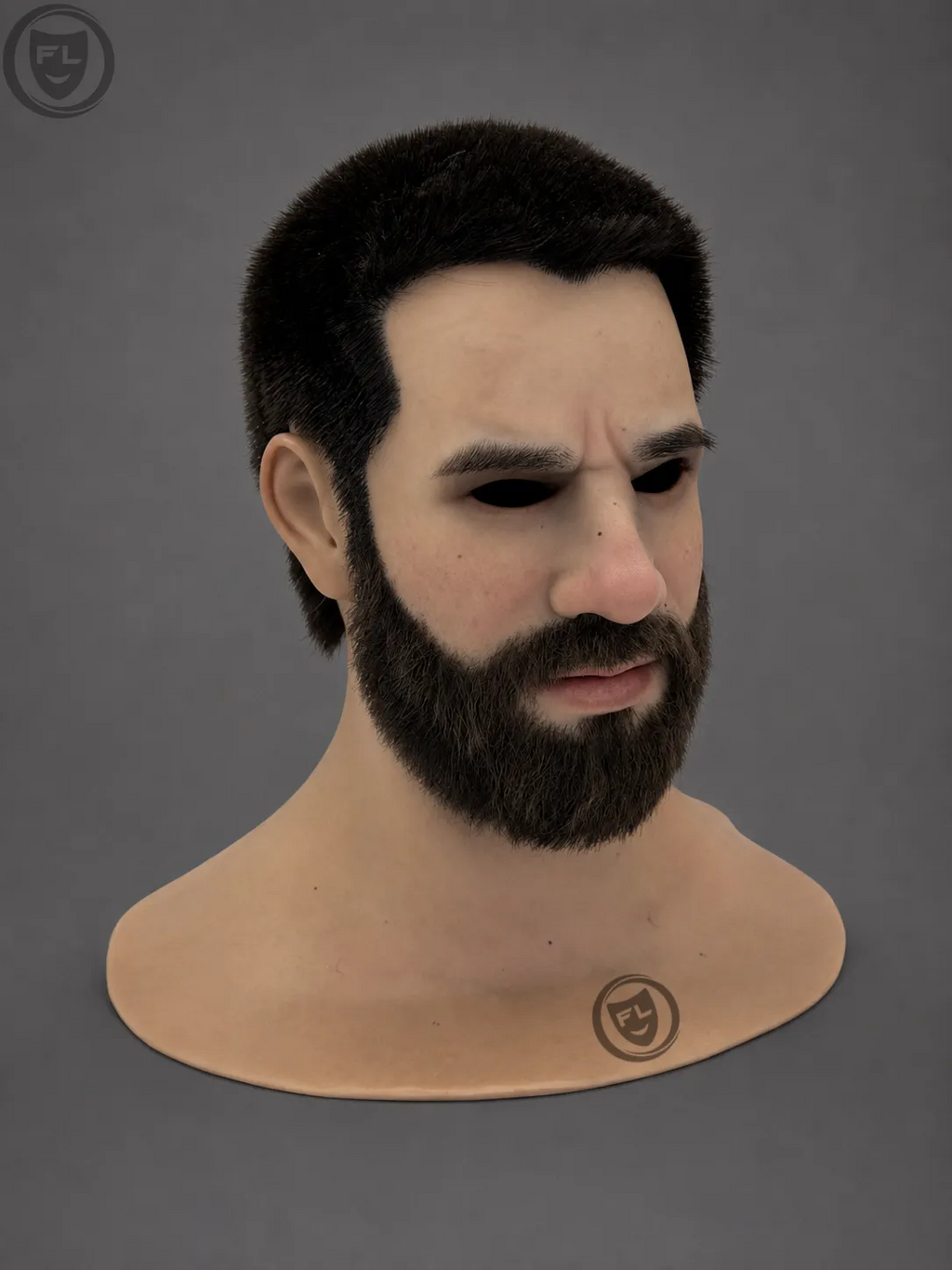 Executive Bearded Male Silicone Mask