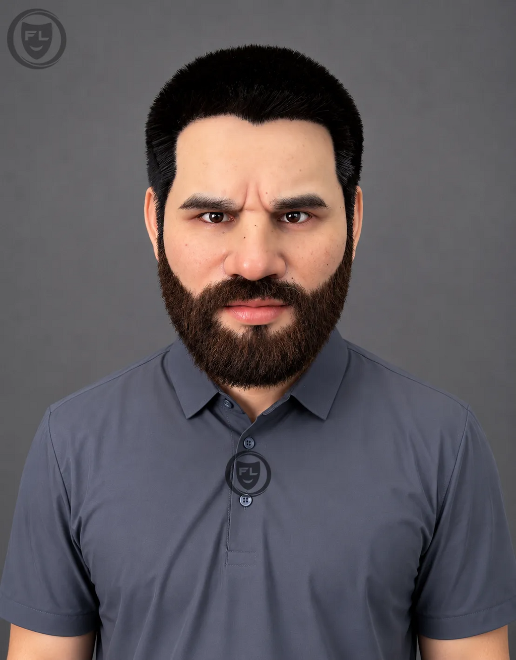 Executive Bearded Male Silicone Mask