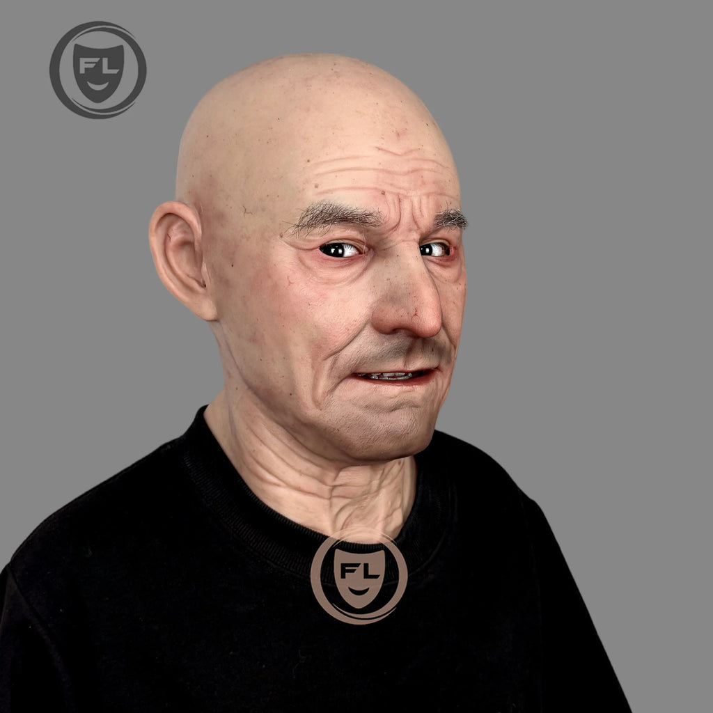 Ent Realistic Old Man Silicone Mask