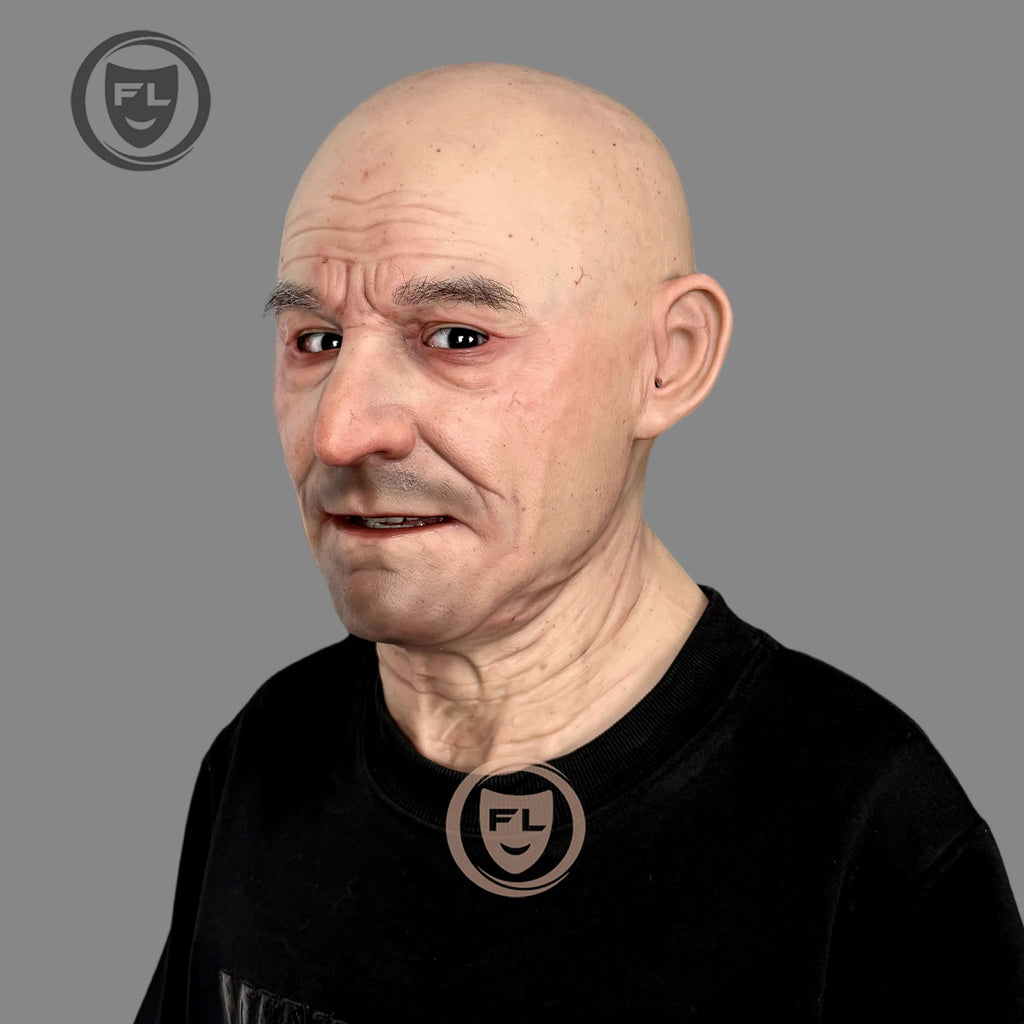 Ent Realistic Old Man Silicone Mask
