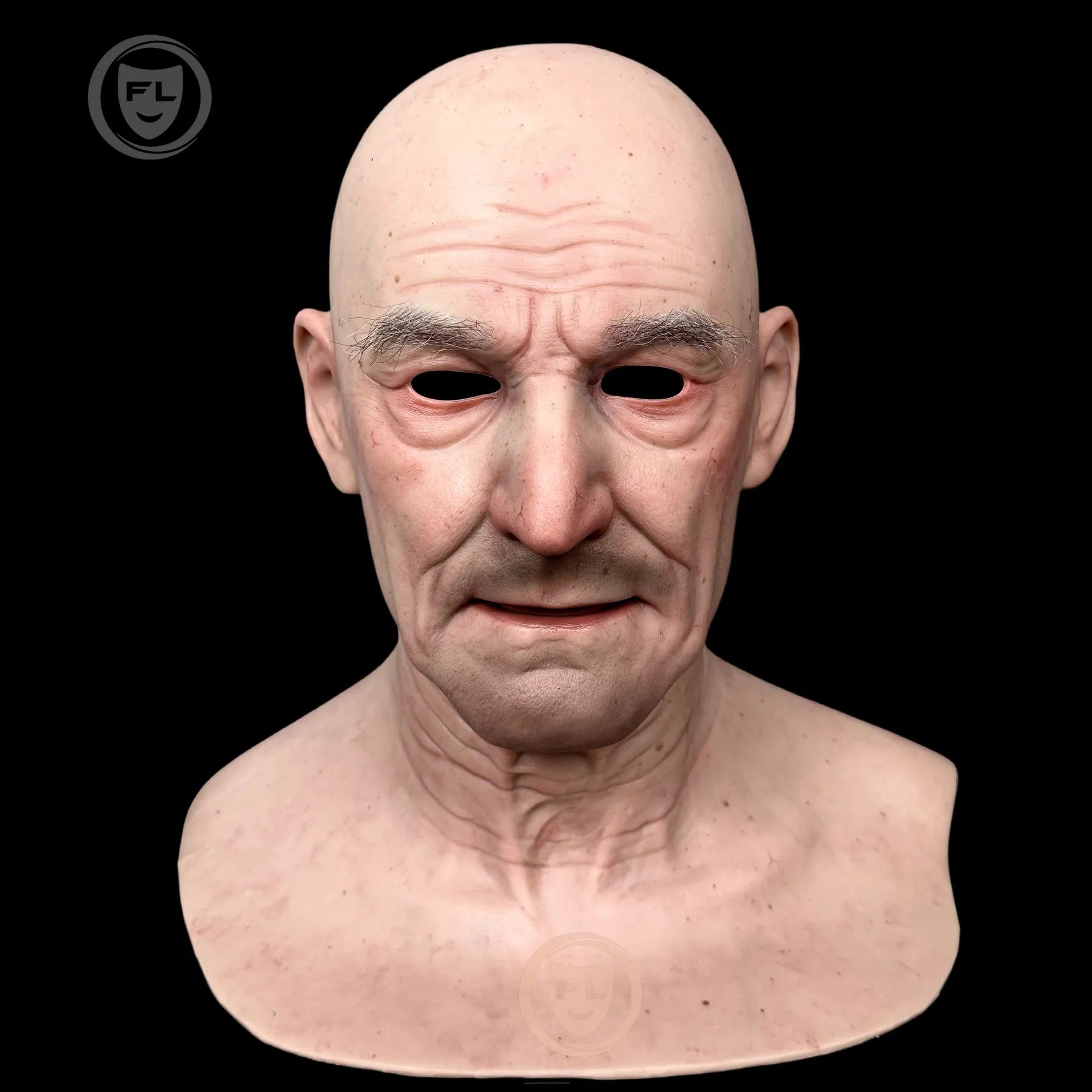 Ent Realistic Old Man Silicone Mask