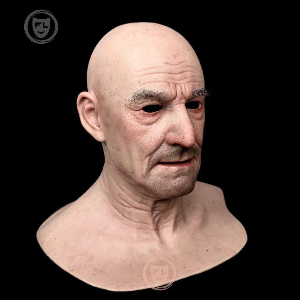 Ent Realistic Old Man Silicone Mask